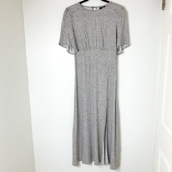 AFRM Janice Leopard Print Midi Dress Medium - Picture 2 of 6